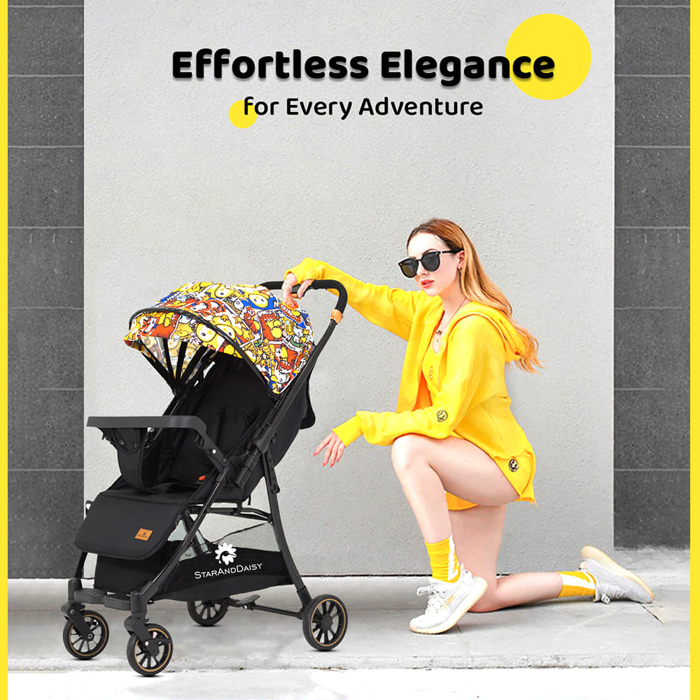 Lightweight Design Baby Stroller for Travel - A compact and portable stroller ideal for families on the go.