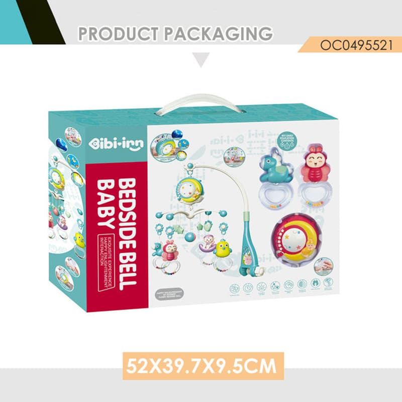 Bed rattle set for baby