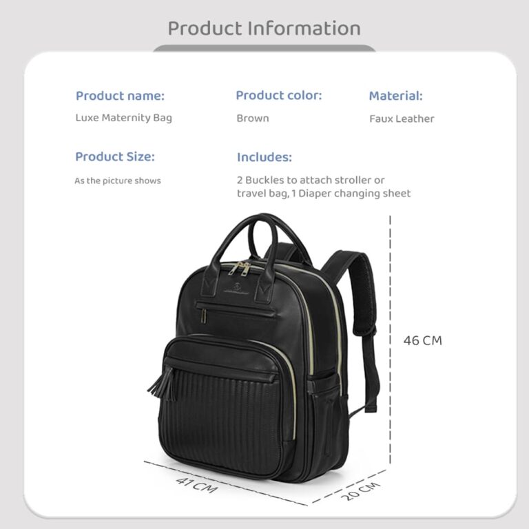 Diaper Bag Product Dimention