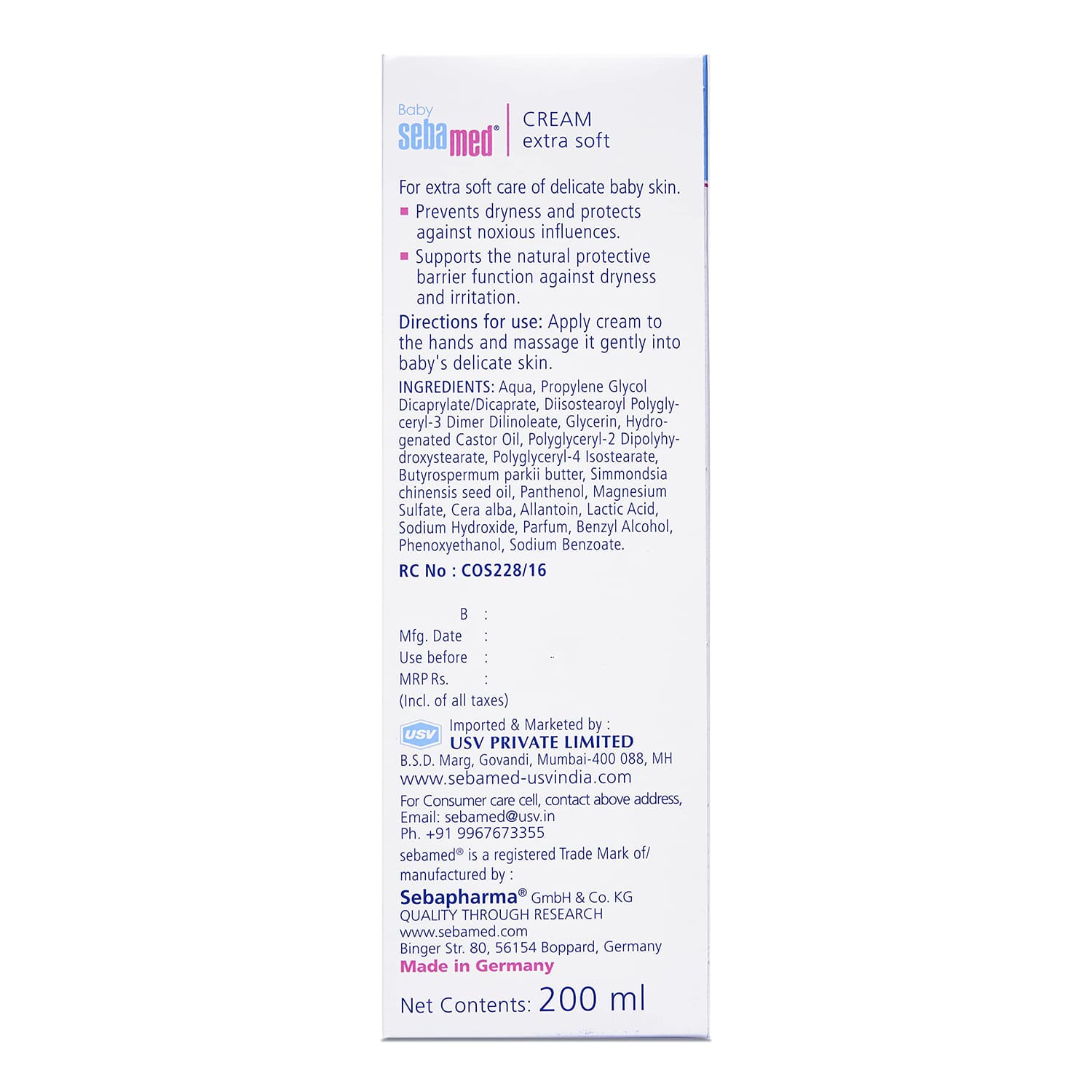Sebamed Extra Soft Cream
