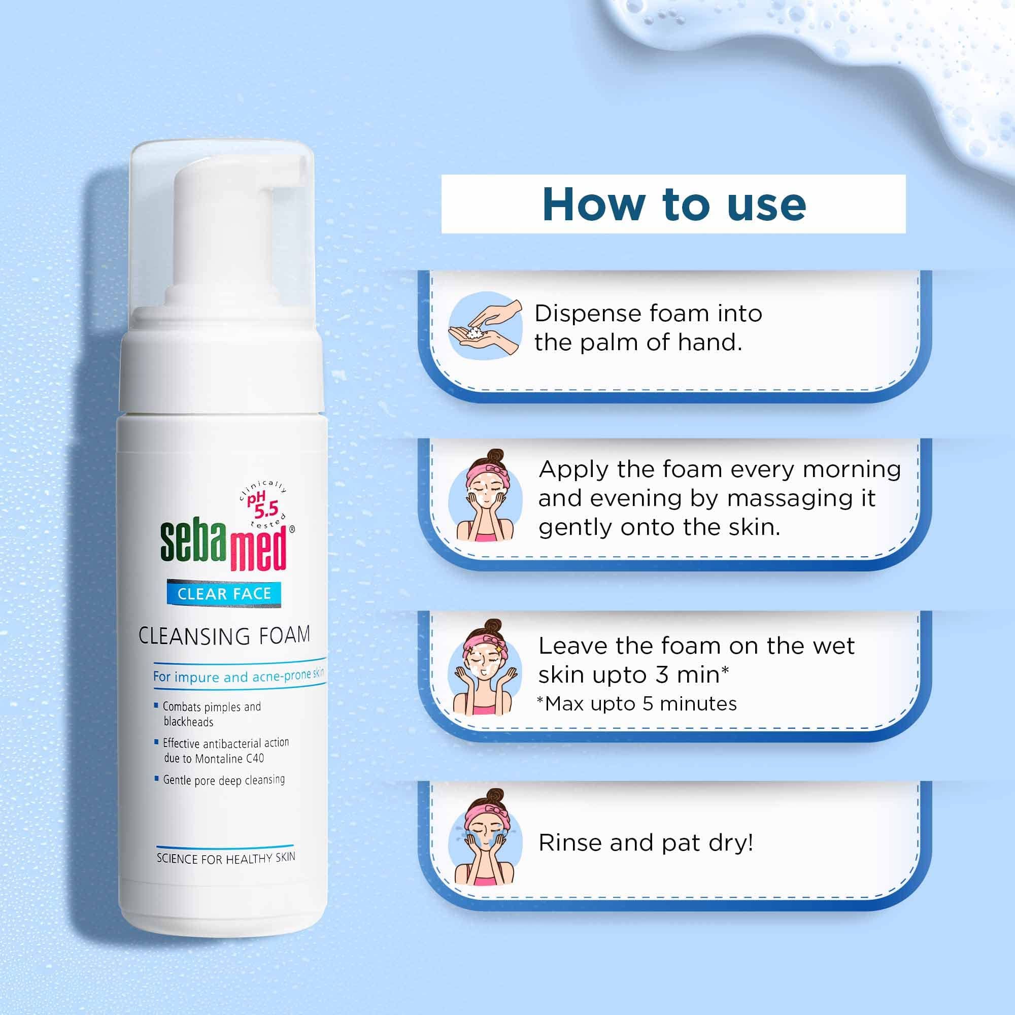SebaMed Clear Face Cleansing Foam, 150ml