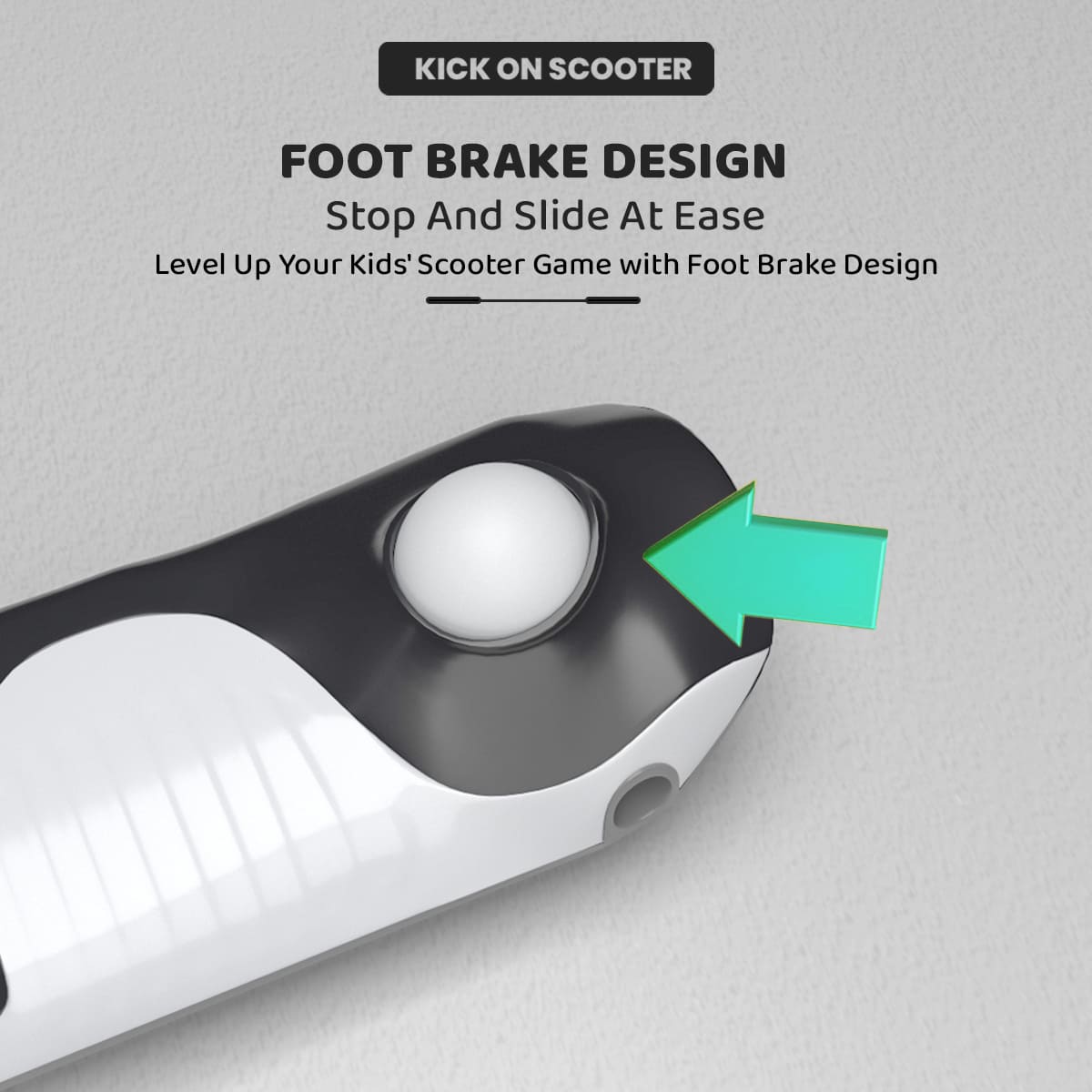 Toddler Scooter for Kids Charcoal Grey