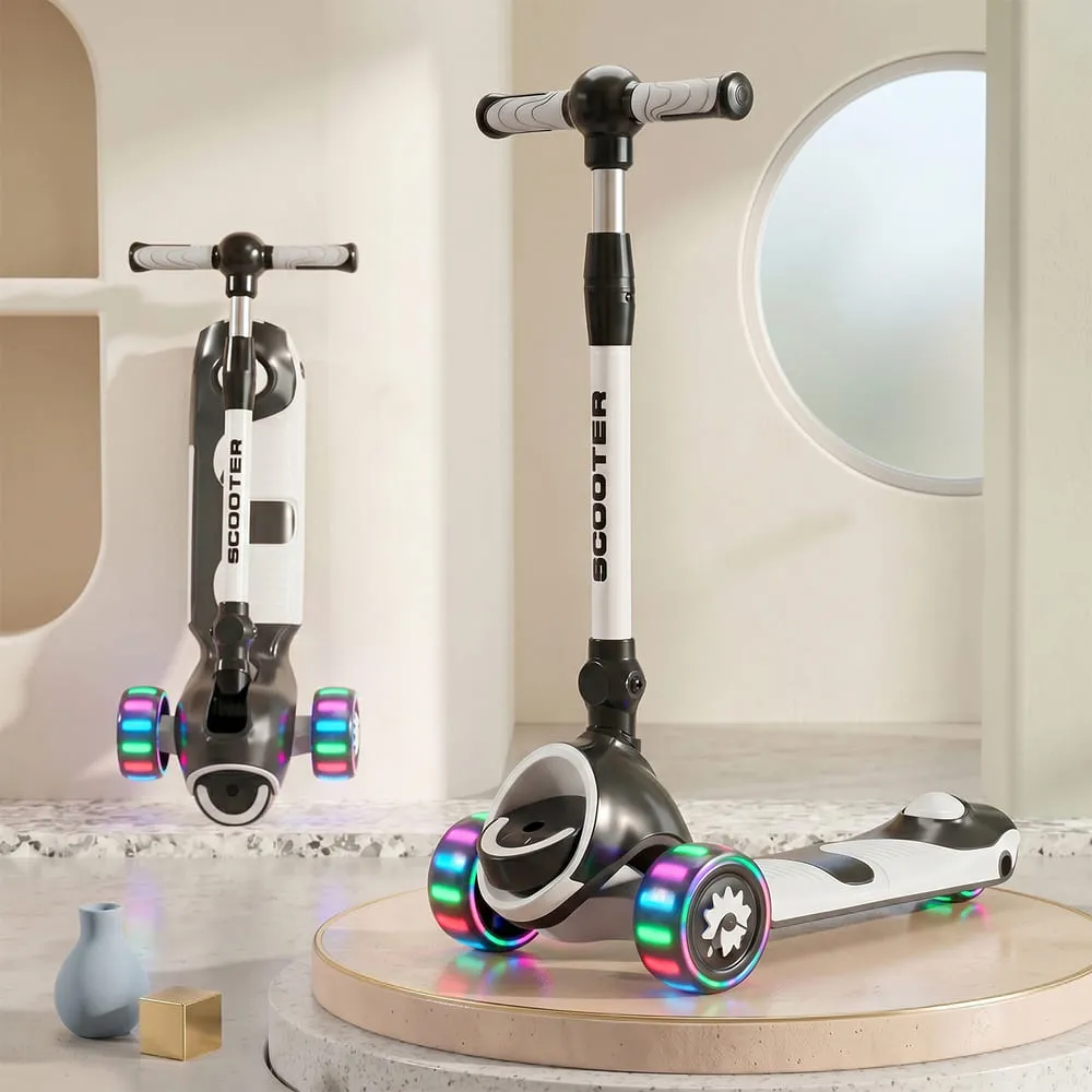 kick on kids scooter black