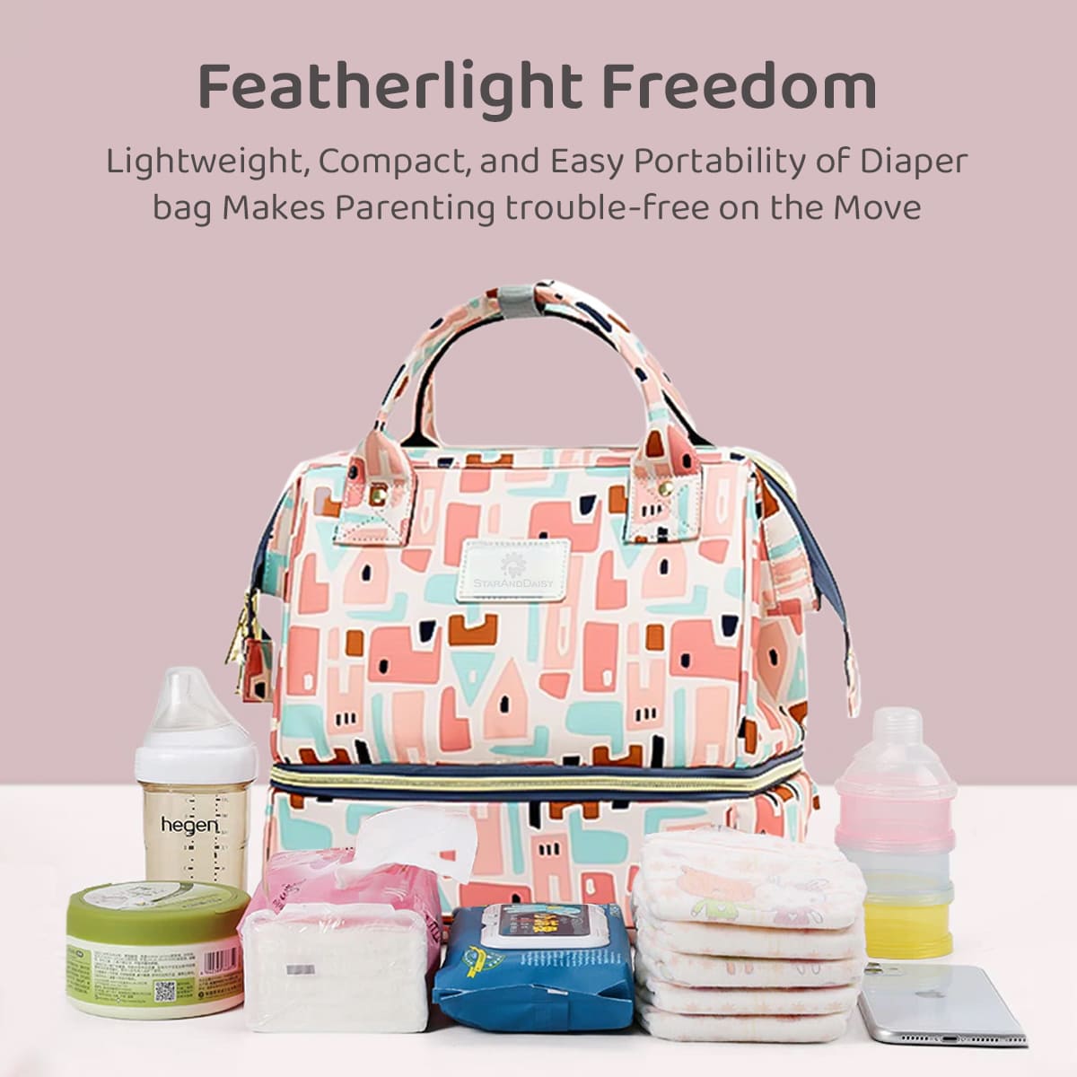 trendy-Diaper-Bag-Backpack-Multi-Utility-Baby-Changing-Bags-Large-Capacity-red-2 (2)