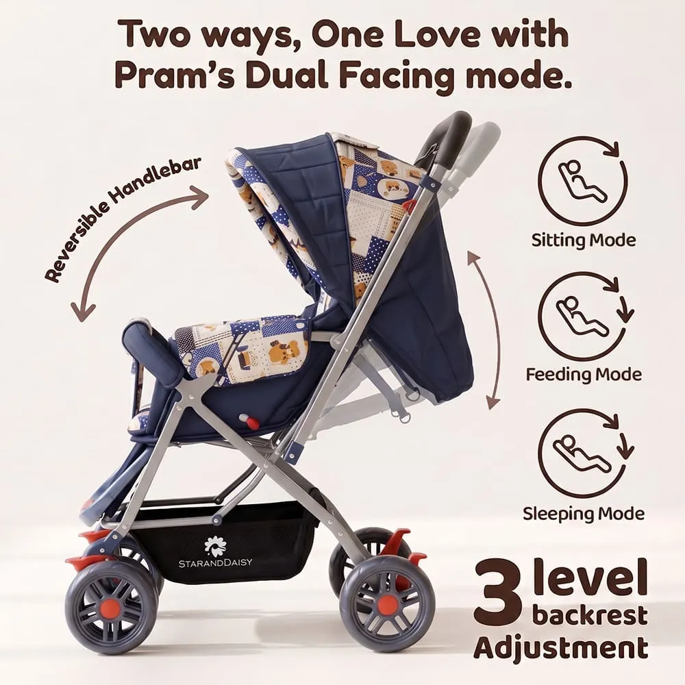 2 way facing Sunrise baby stroller Gama