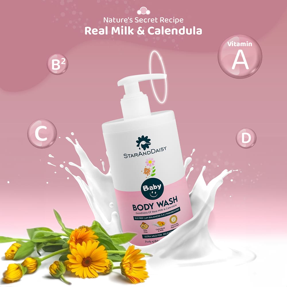 Natural body wash for newborn