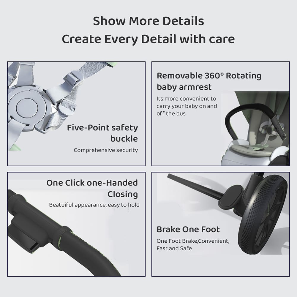 Luxury Baby Stroller Pram