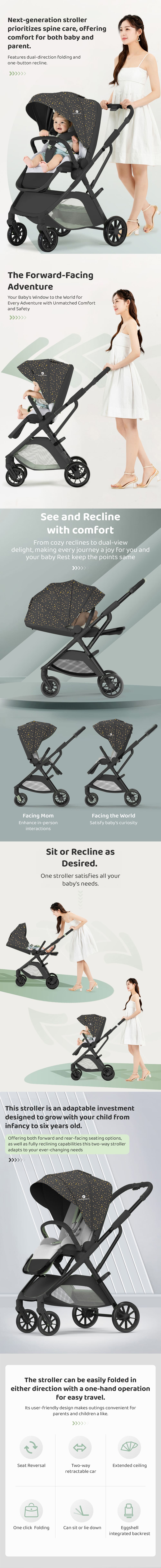 Luxury Baby Stroller Pram
