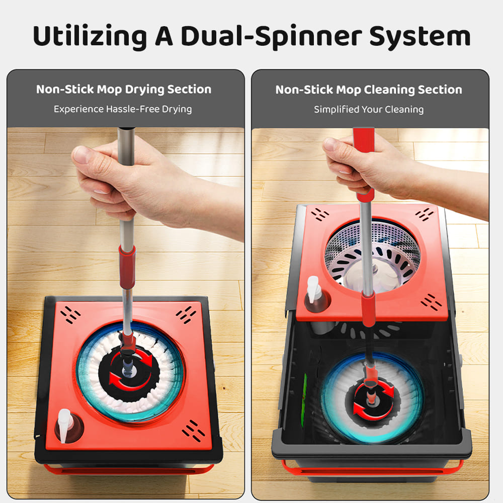 Spin Mop Tranformer-Black