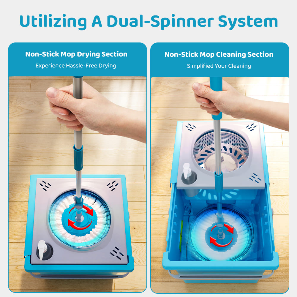 Spin Mop Tranformer-Blue-Grey