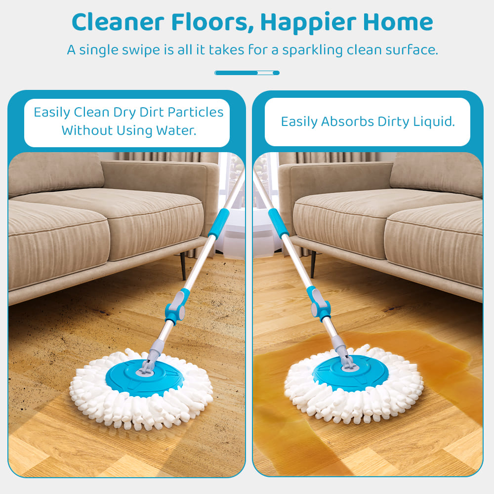 Spin Mop Tranformer-Blue-Grey