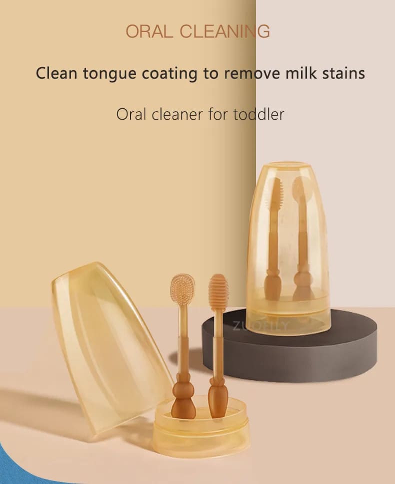Baby Toothbrush And Tongue Cleaner