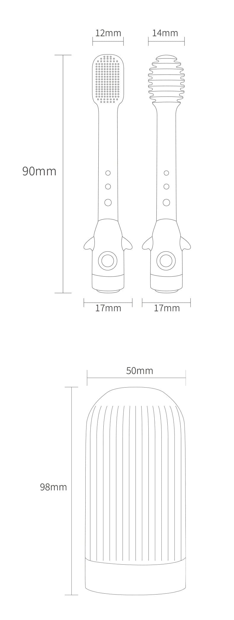 Baby Toothbrush And Tongue Cleaner