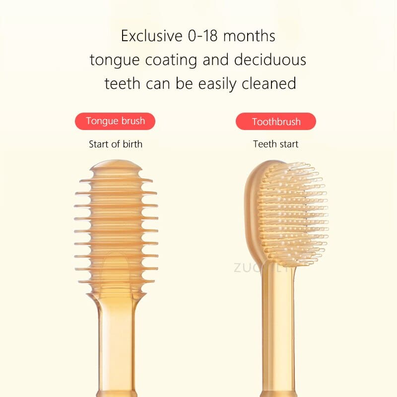 Baby Toothbrush And Tongue Cleaner