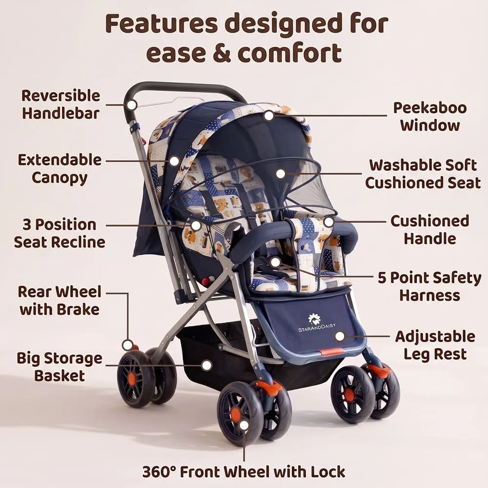 features of Sunrise baby stroller Gama