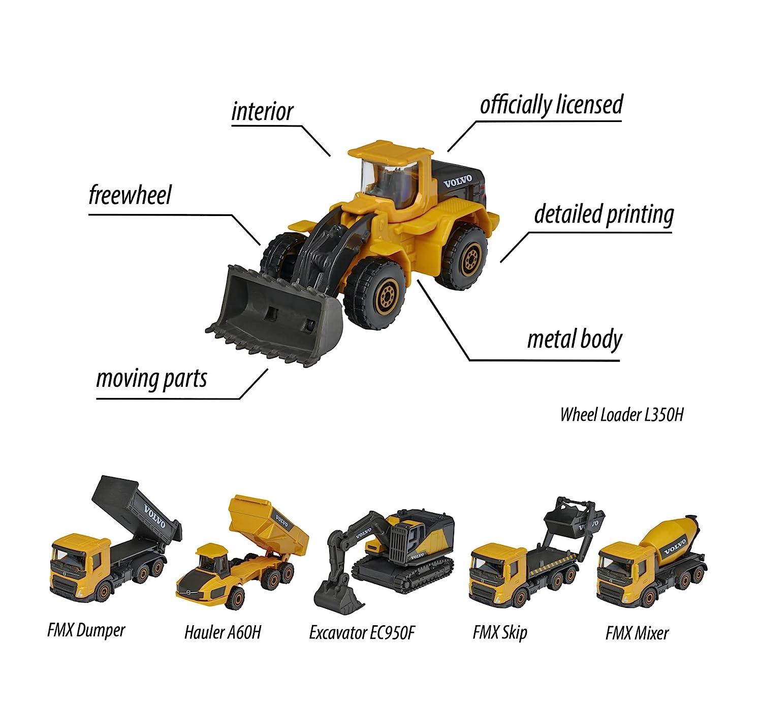 parts and features Majorette Volvo