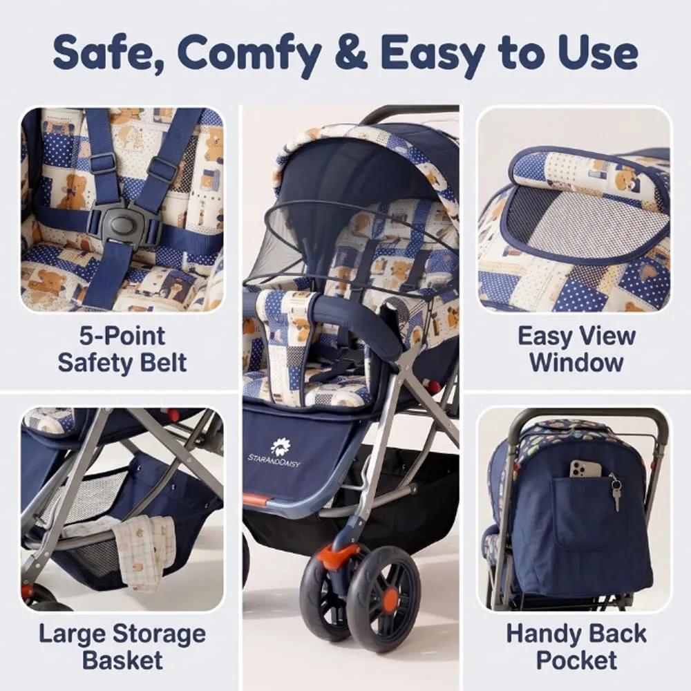 safe comfy Sunrise baby stroller Gama