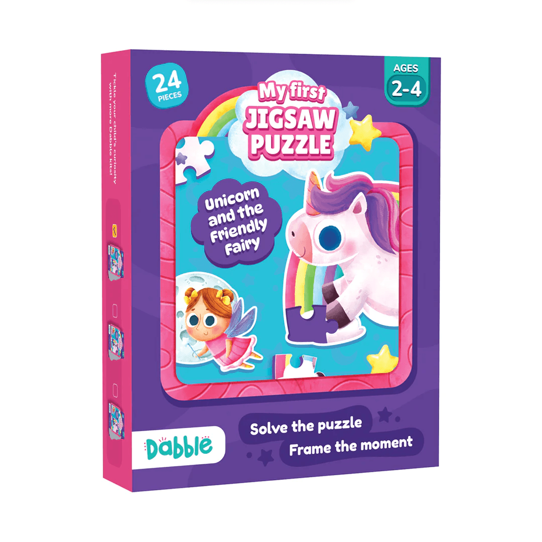 Playshifu Dabble My First Jigsaw Puzzle Unicorn & The Friendly Fairy