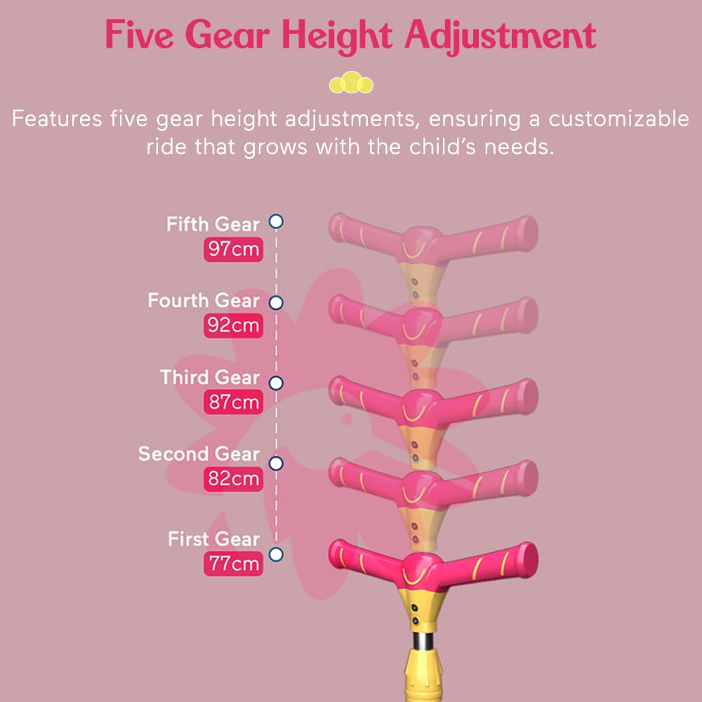 5 gear height adjustment