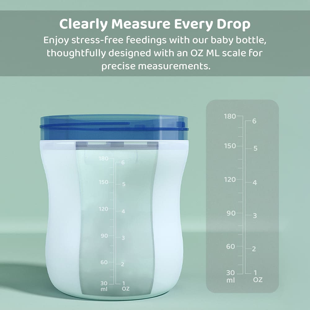 Silicon Feeding Bottle for Newborn Baby with Ergonomic Handles and Anti-Colic Teats with Cleaning Clip BPA Free