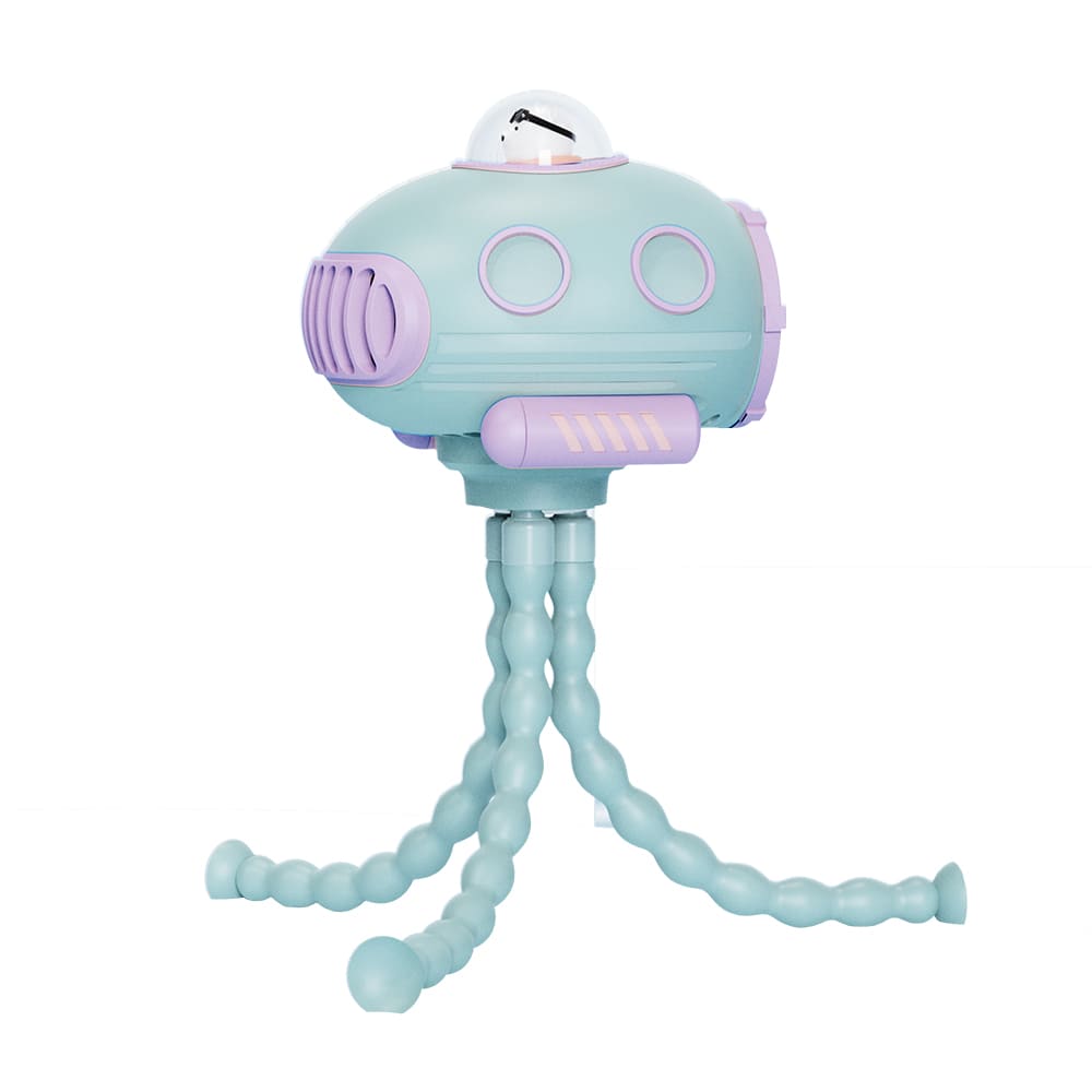 StarAndDaisy Battery Operated Fan for Stroller, Crib Cot & Car Seat - Green