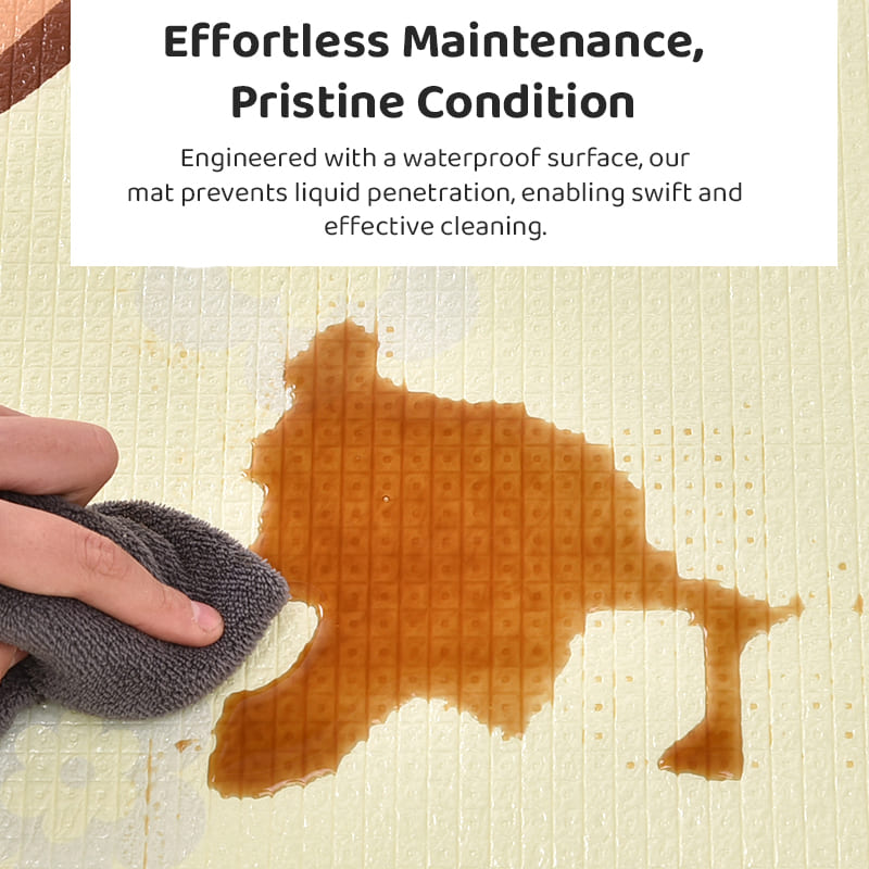 easy to clean playmat for baby