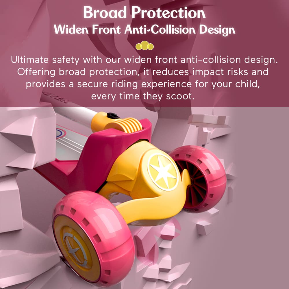 broad protection with staranddaisy kids glider scooter