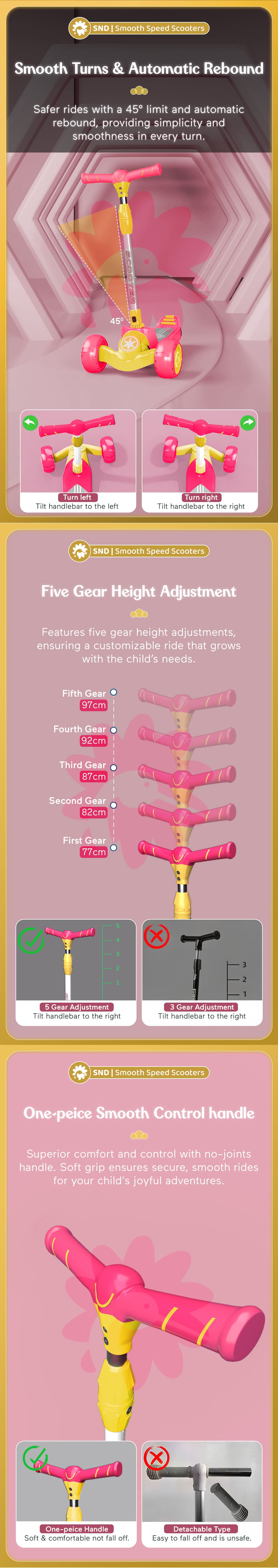 Kids Glider Scooter for Outdoor game