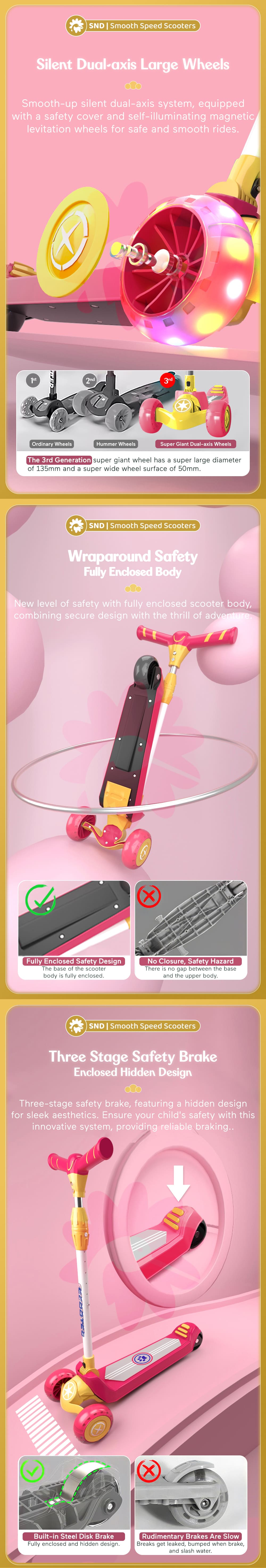 Kids Glider Scooter for Outdoor game