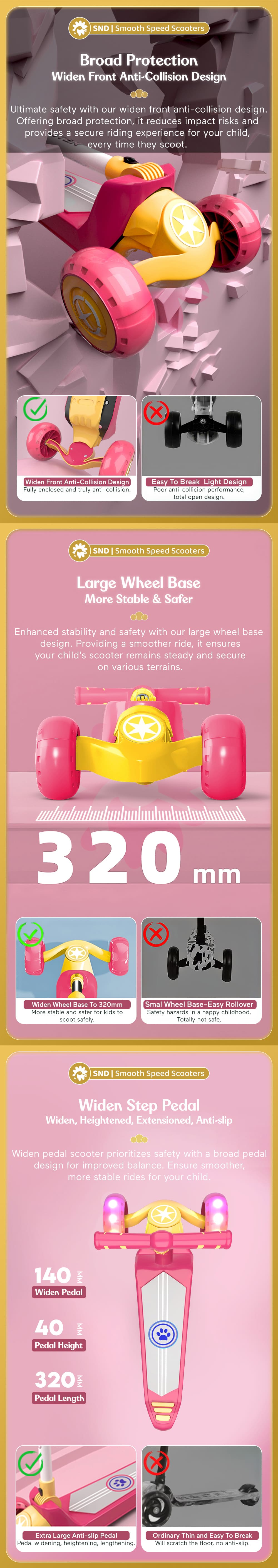 Kids Glider Scooter for Outdoor game