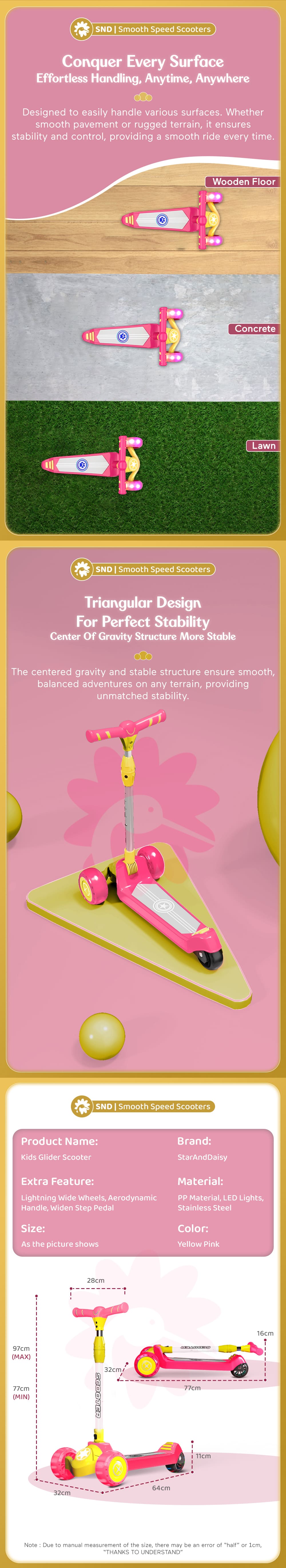 Kids Glider Scooter for Outdoor game