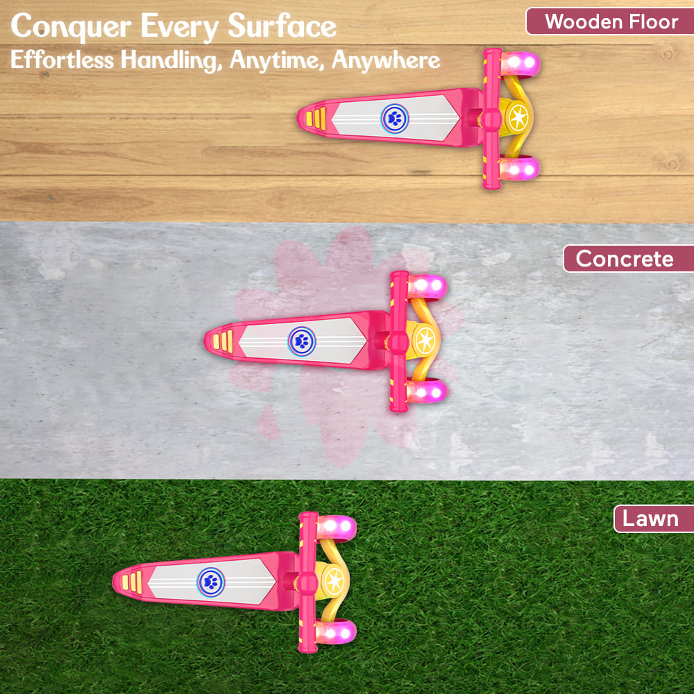 kids glider scooter on any kind of surface