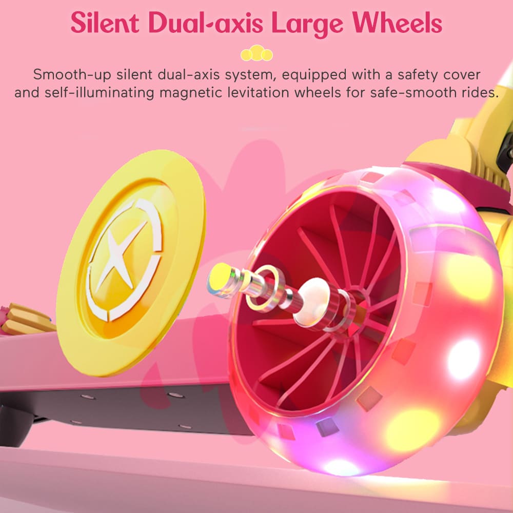 silent dual-oxis large wheels