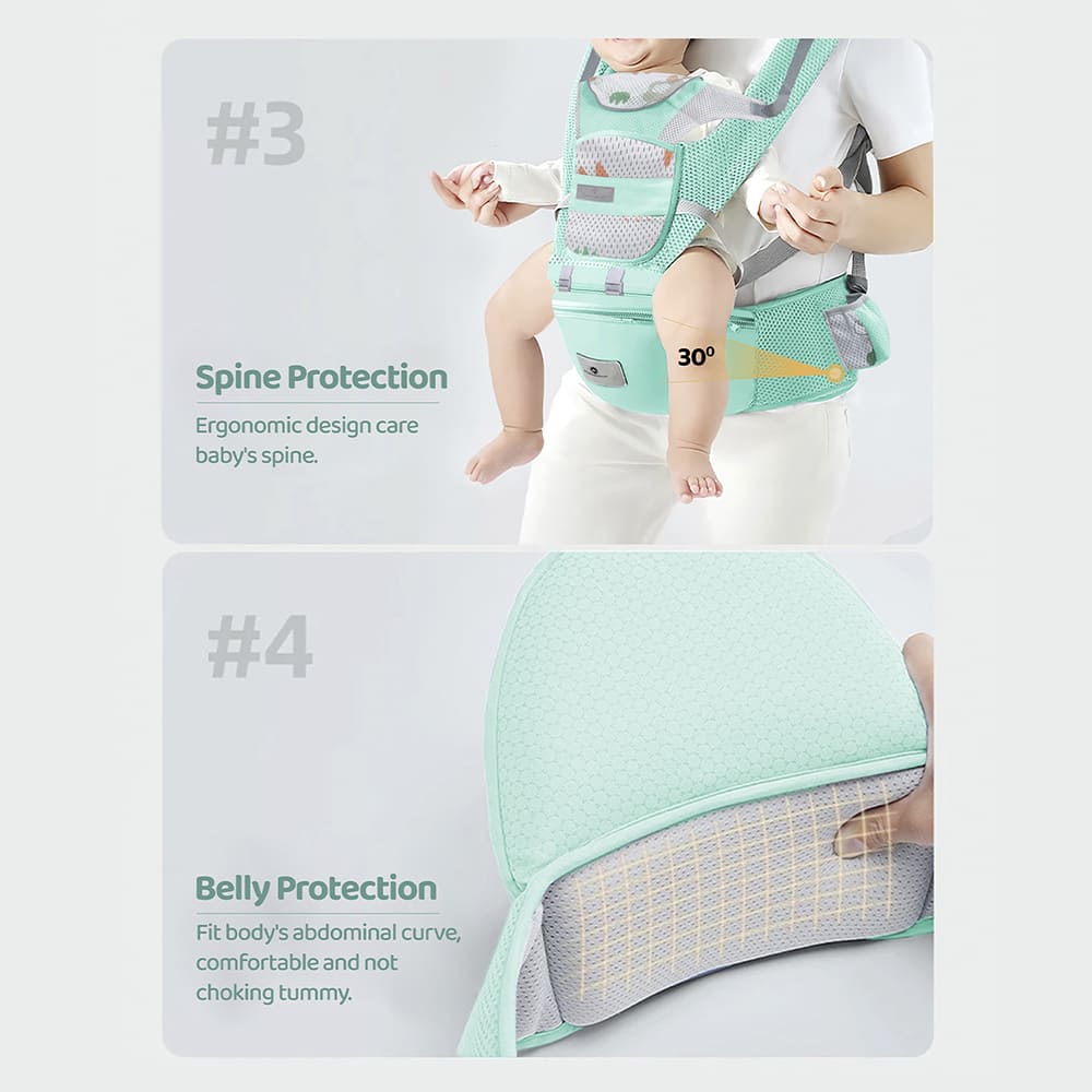 Hip Seat Baby Carrier for Comfort