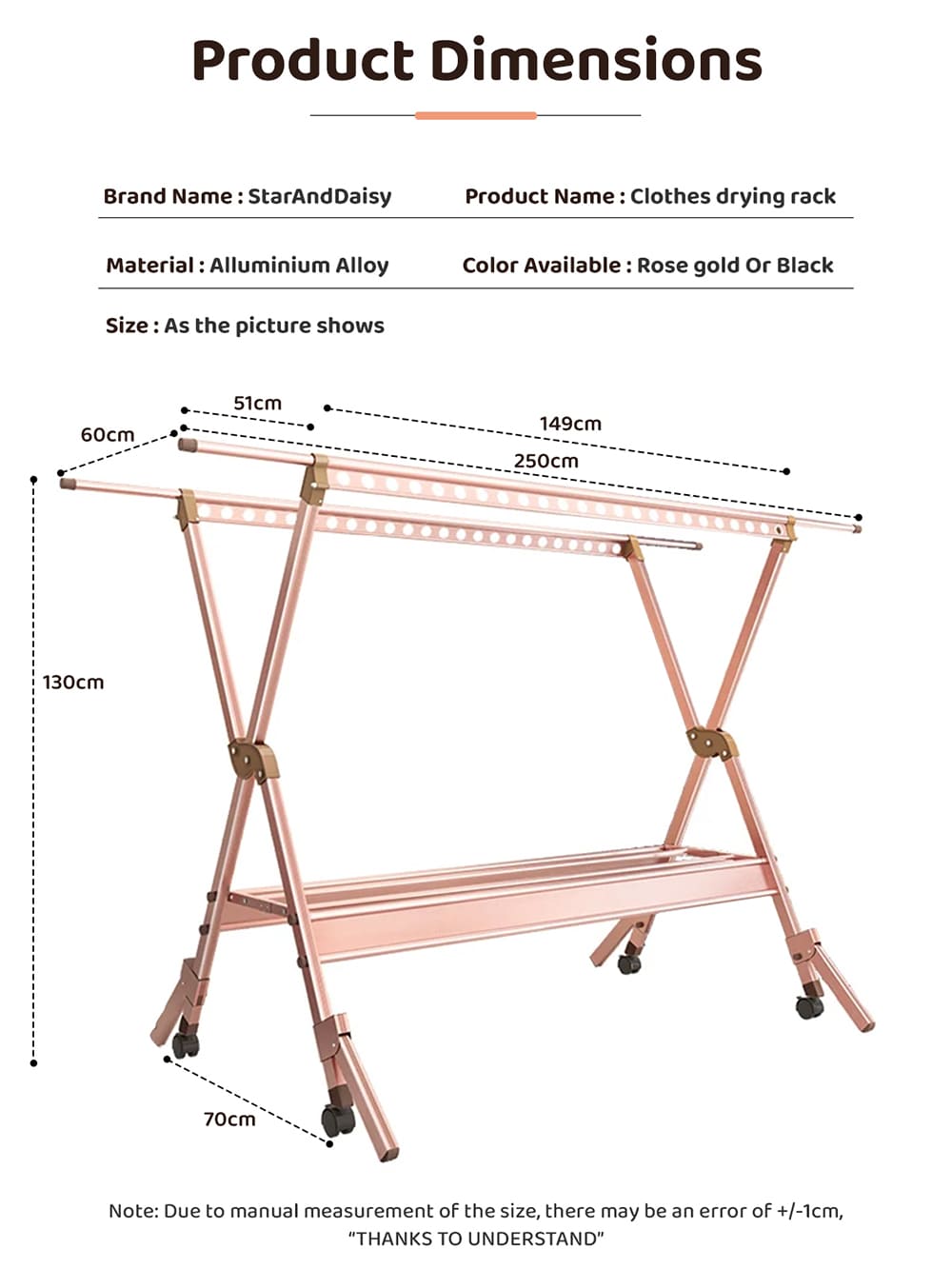 foldable clothes drying rack