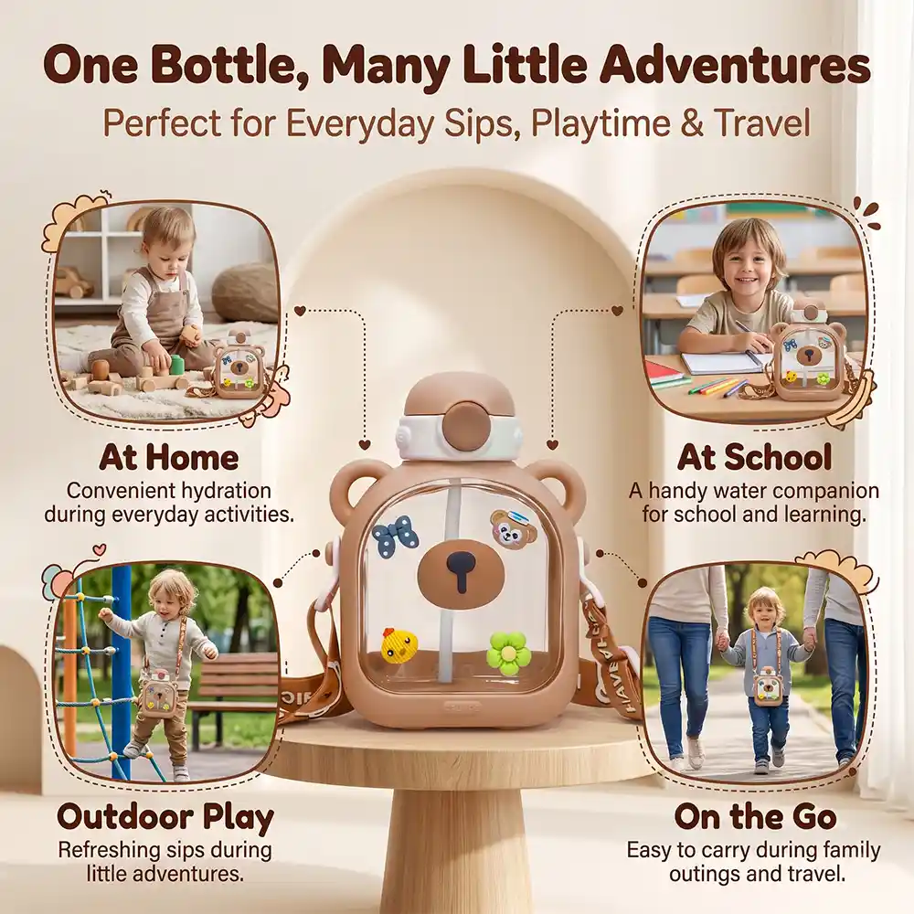 water bottle brown