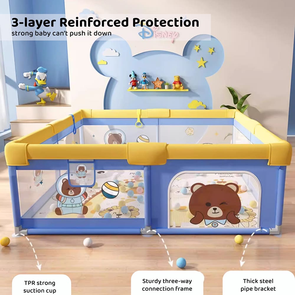 3 layer reinforced protection-blue yellow