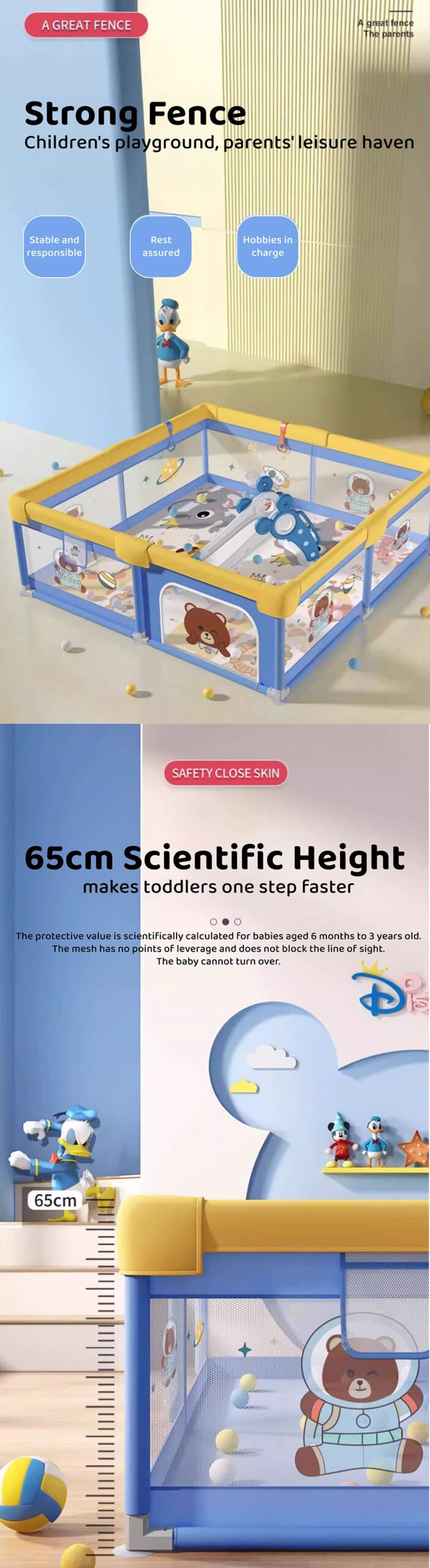 Playpen Premium Material and Product Dimention Details scaled