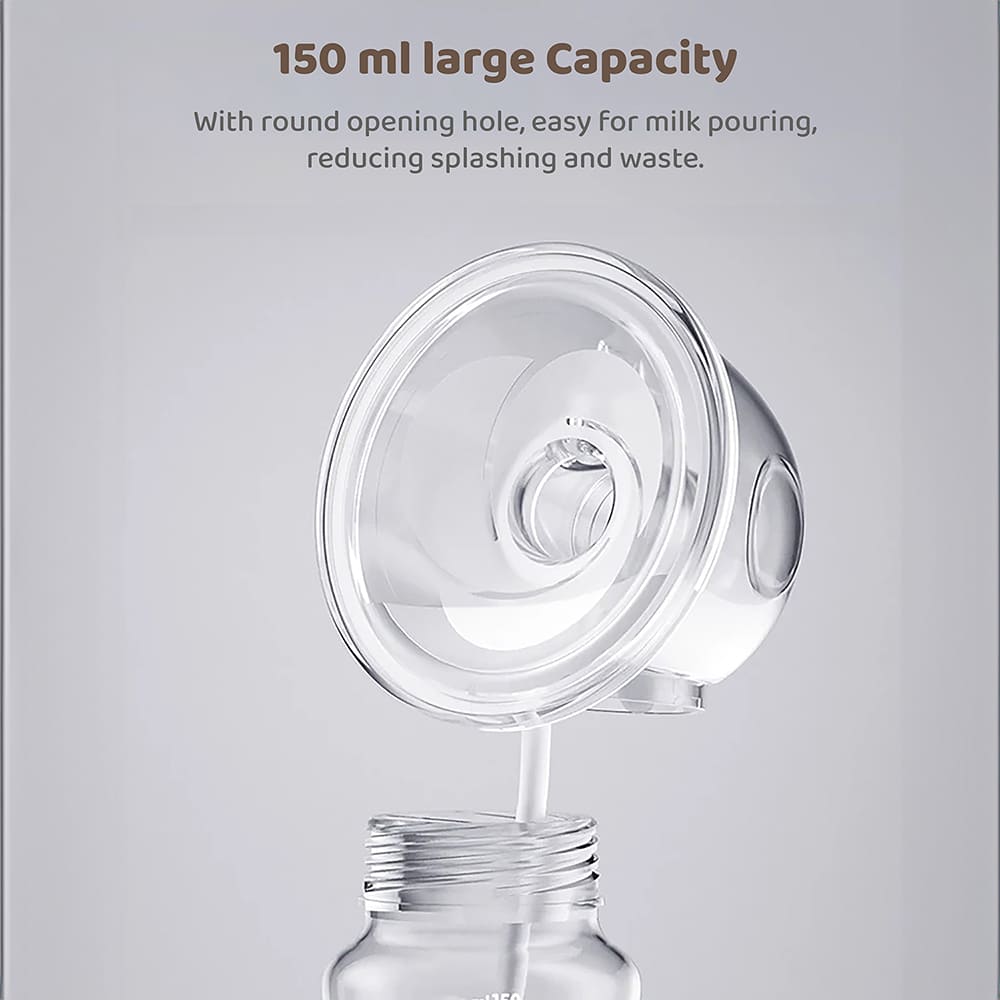 StarAndDaisy Premium All-in-1 Wireless Wearable Hands Free Electric Breast Pump for Breastfeeding with USB Rechargeable - 150ml