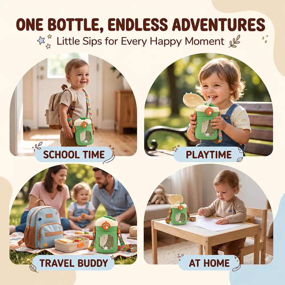 sipper bottle green