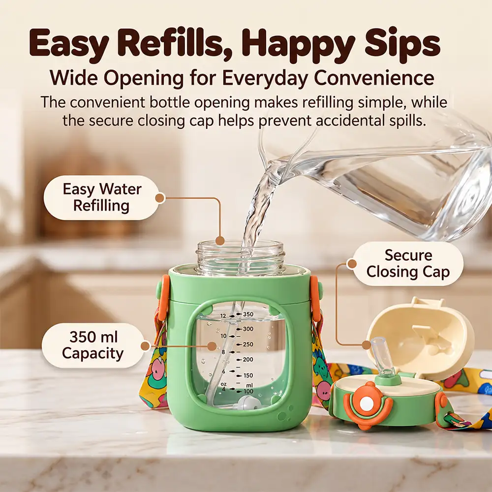 sipper bottle green