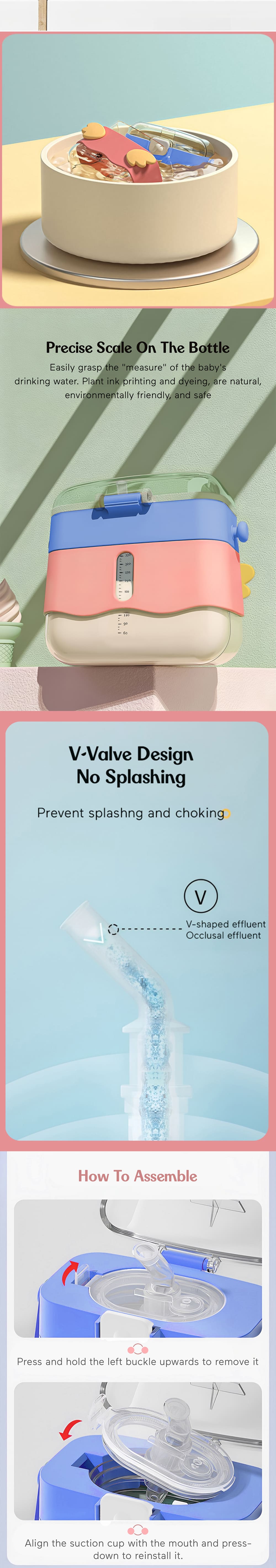 Sipper Water Bottle for Kids