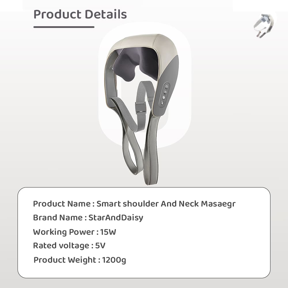 Shoulder Massager with Auto-Adjusting Nodes