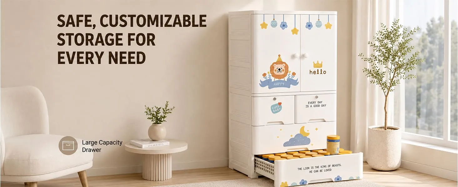 kid wardrobe 6524-A