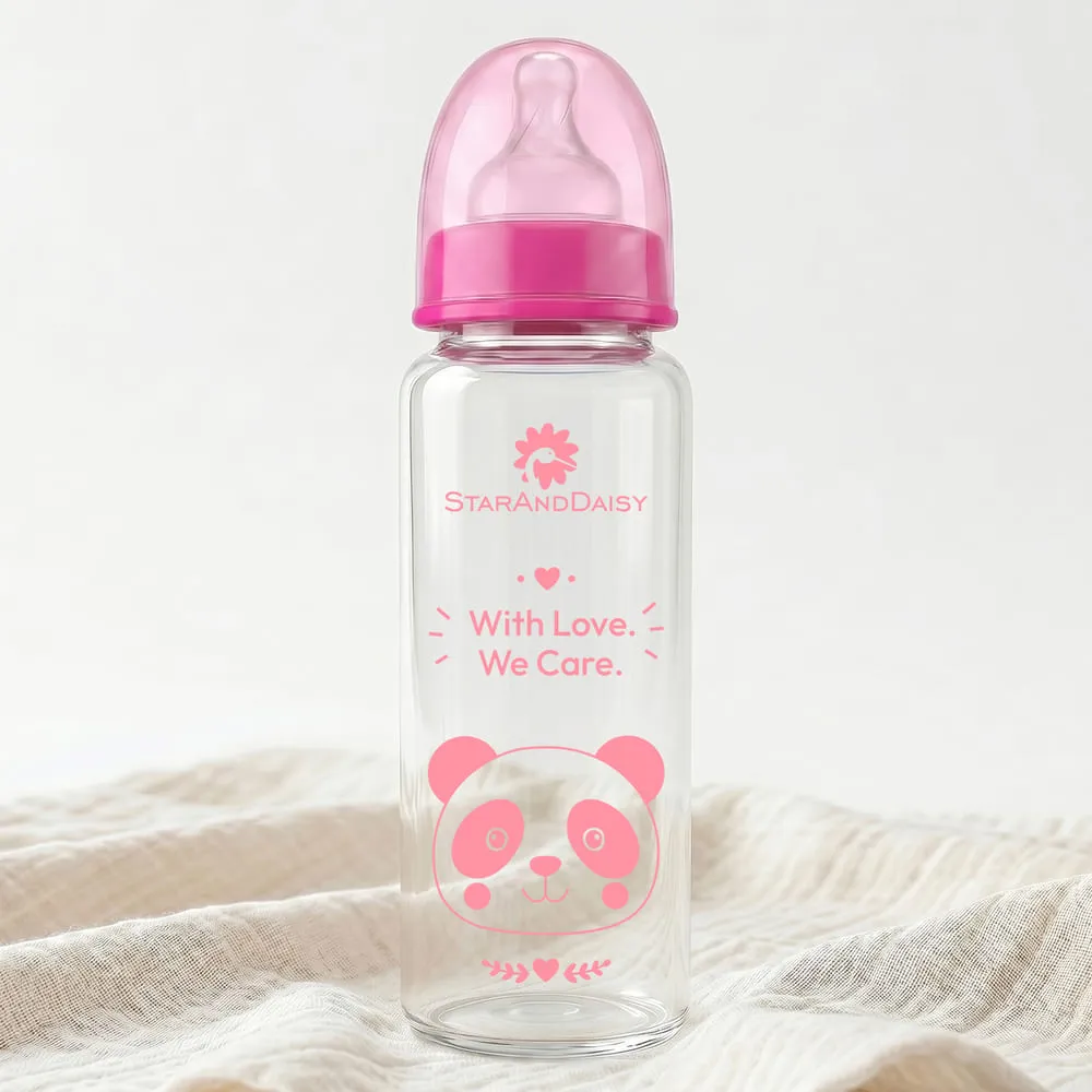 Baby Bottle Glass Main Image - Pink