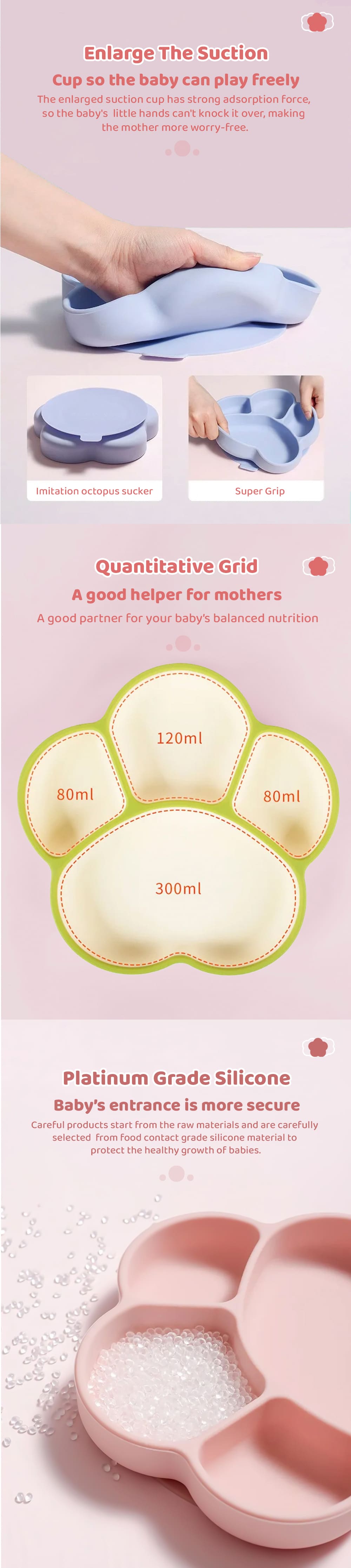 Best Baby Feeding Suction plate