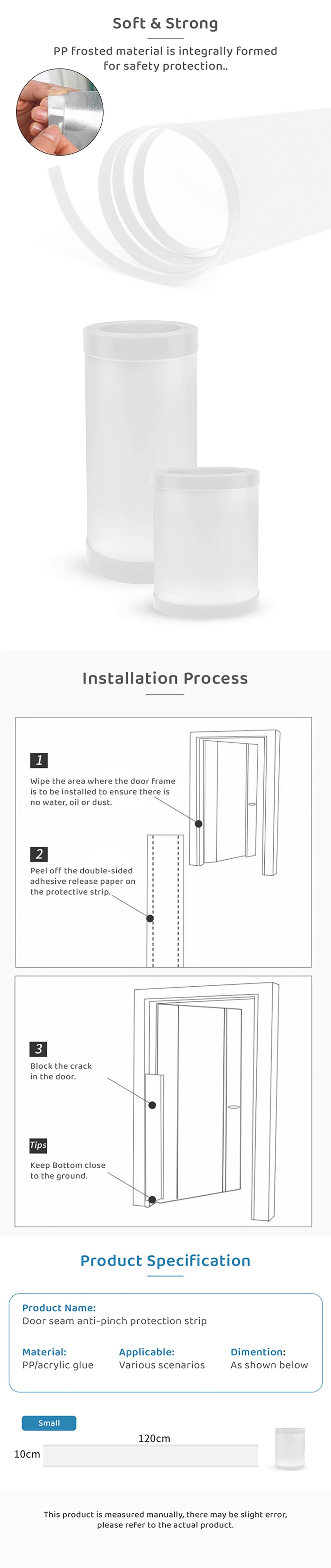 Baby Finger Anti Pinch Safety Door Guards Small