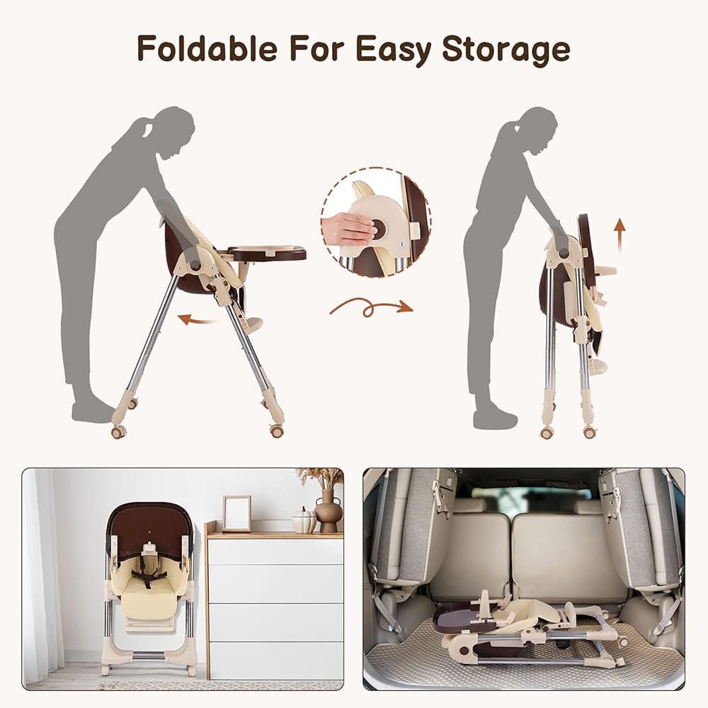 Foldable Baby High Chair
