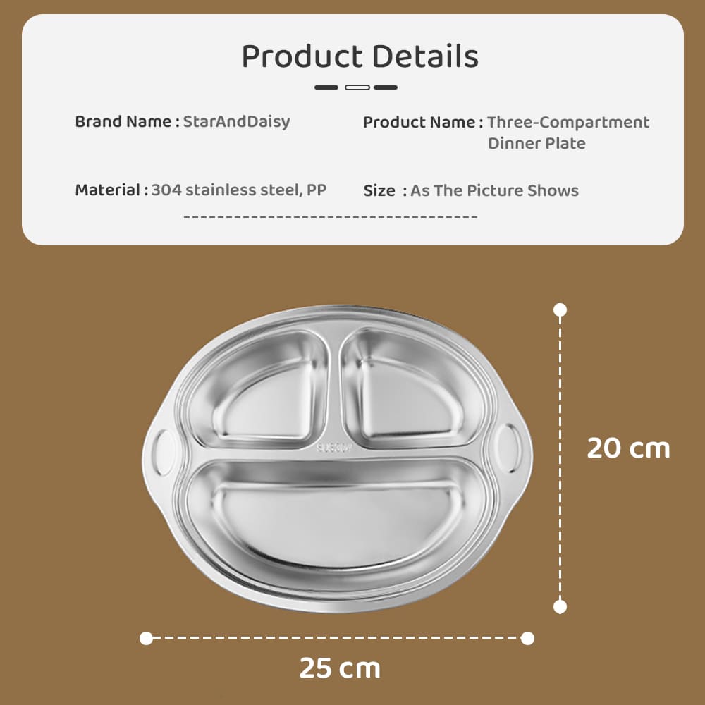 Specification of Kids Dinner Plate