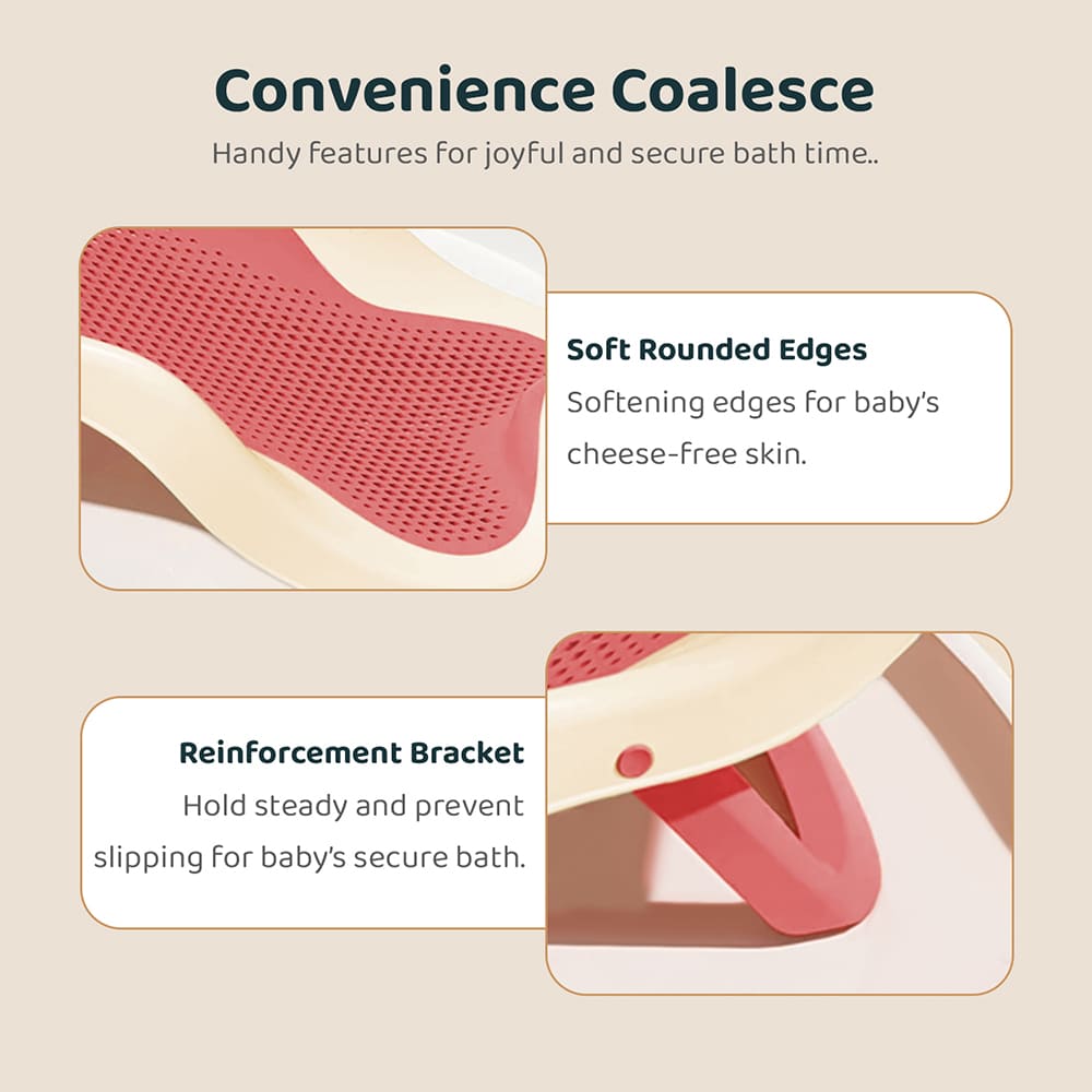 Baby Bather Seat with Soft Rounded Edges